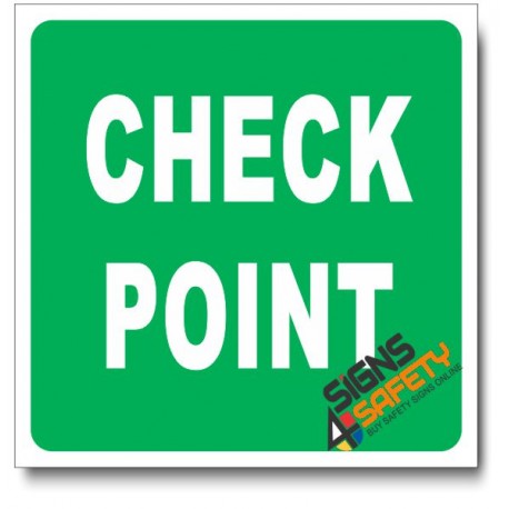 (IN18) Check Piont Sign