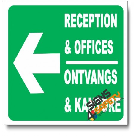 (IN19) Reception & Offices Left Sign