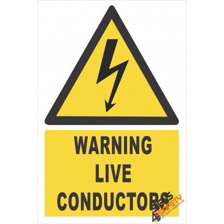 (EW17) Warning Live Conductors Sign