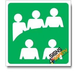 (IN35) Assembly Area Sign