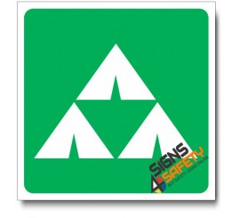 (IN36) Camping Area Sign
