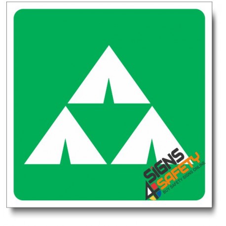 (IN36) Camping Area Sign