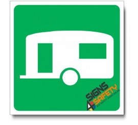 (IN42) Caravan Site Sign