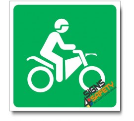 (IN45) Motor Cycling Sign