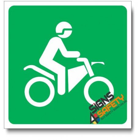 (IN45) Motor Cycling Sign