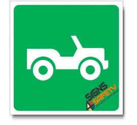 (IN47) Off Road Sign