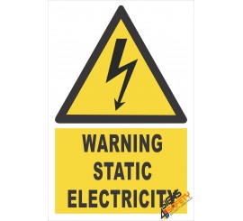 (EW19) Warning Static Electricity Sign