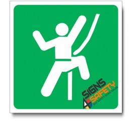 (IN53) Climbing Sign