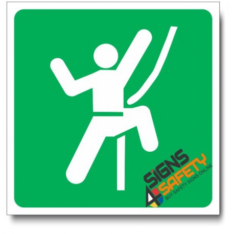 (IN53) Climbing Sign