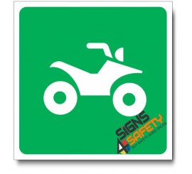 (IN57) A.T.V. Trails Sign