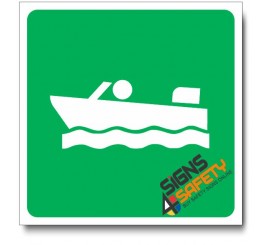 (IN65) Boating Sign