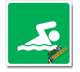 (IN69) Swimming Sign