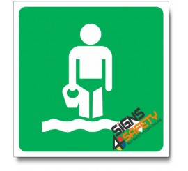 (IN74) Beach Sign