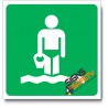 (IN74) Beach Sign