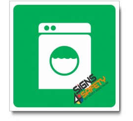 (IN98) Laundry Sign