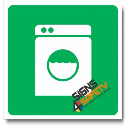 (IN98) Laundry Sign