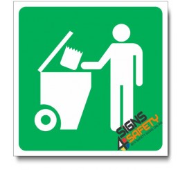 (IN100) Refuse Collection Sign