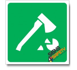 (IN103) Fire Wood Sign