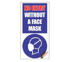 COVID NO MASK NO ENTRY