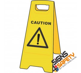 (A-F7) Caution - Floor Stand