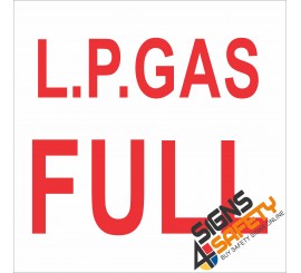 (G9) L.P. Gas Full Sign