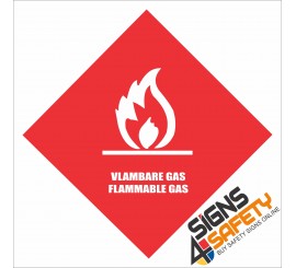 (G19) Flammable Gas Sign