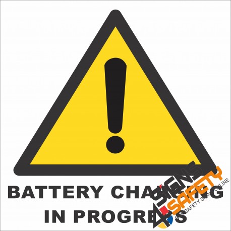 (G21) Battery Charging In Progress Sign
