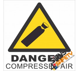 (G24) Danger Compressed Air Sign