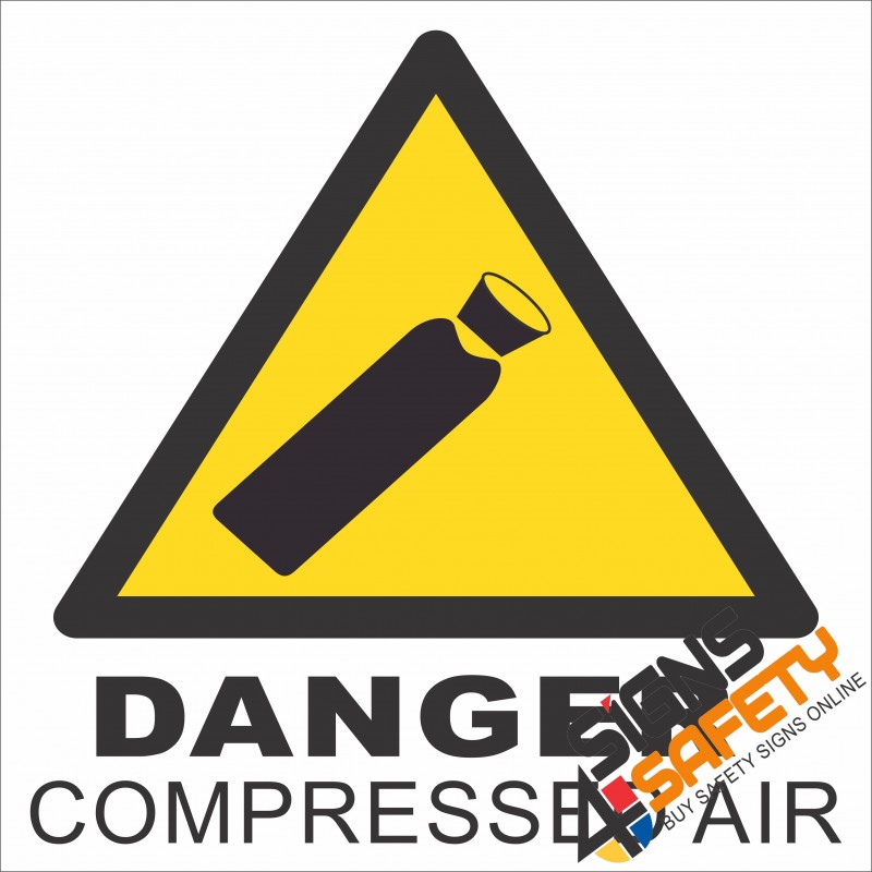 Nosa / SABS (G24) Danger Compressed Air Sign