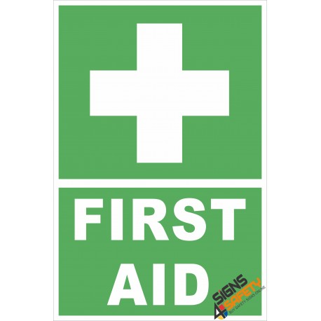 (FE4)  First Aid Sign