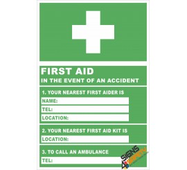 (FE5) Location Of First Aider / First Aid Sign