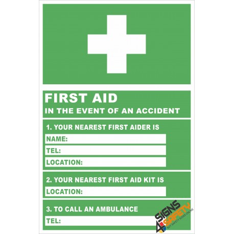 (FE5) Location Of First Aider / First Aid Sign