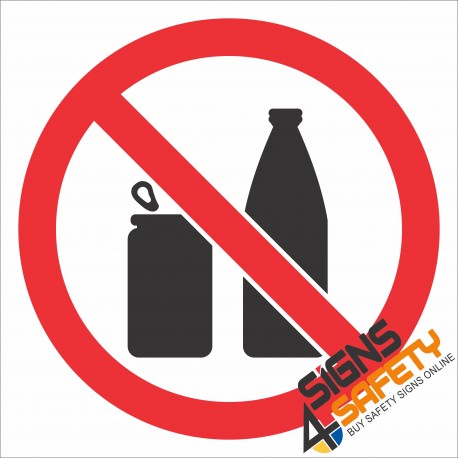 (PR8) No Drinking Sign