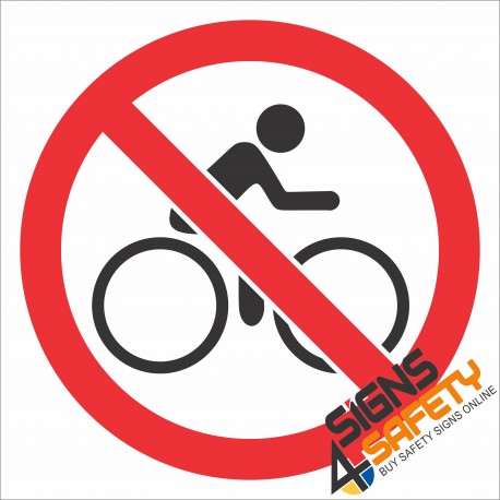 (PR15) No Cycling Sign