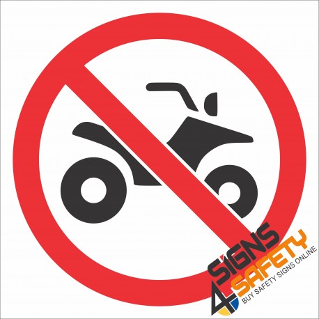 (PR20) No Quad Biking Sign
