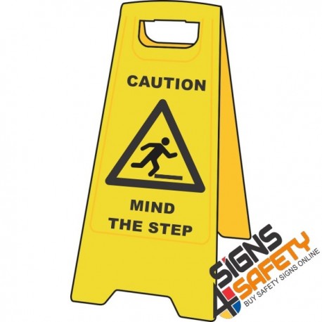 Caution, Mind Your Step - Floor Stand